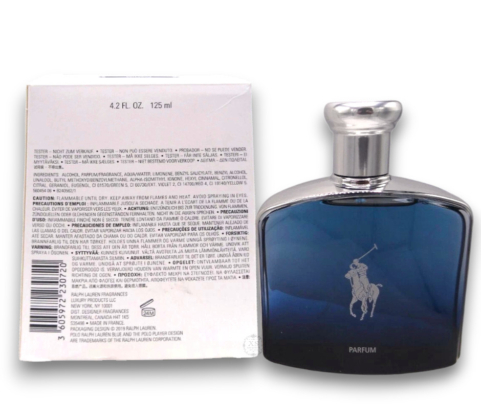 New!* Polo By Ralph Lauren Deep Blue Parfum Spray 4.2fl.oz./125ml NEW