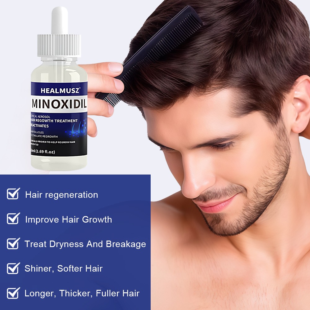 6 Pack Minoxidil 5% Extra Strength Men Hair Regrowth Treatment 6 Month Supply