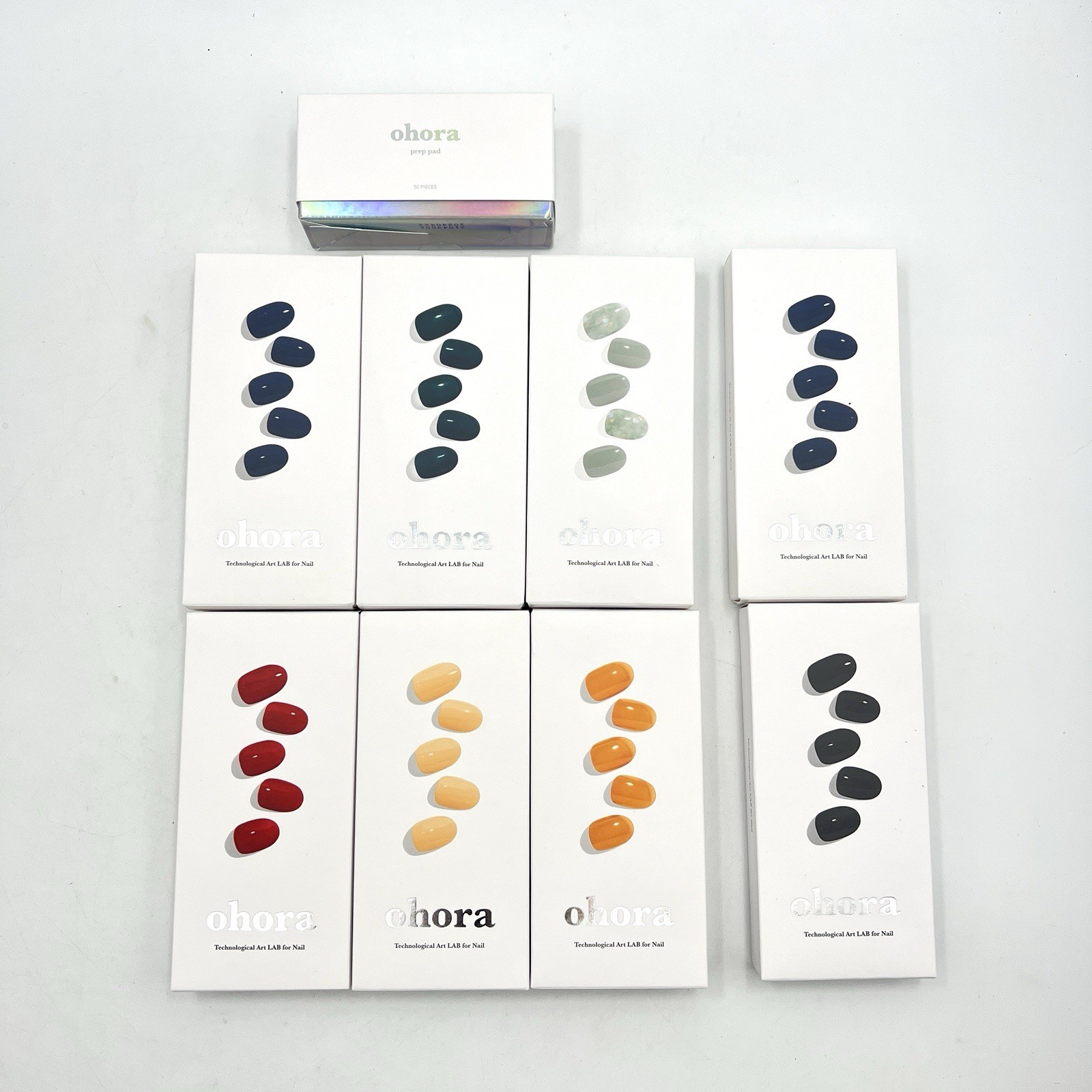 Lot of 8 OHORA Premium Semicured Gel Nail – Lasts 14 Days Misc Color New – READ!