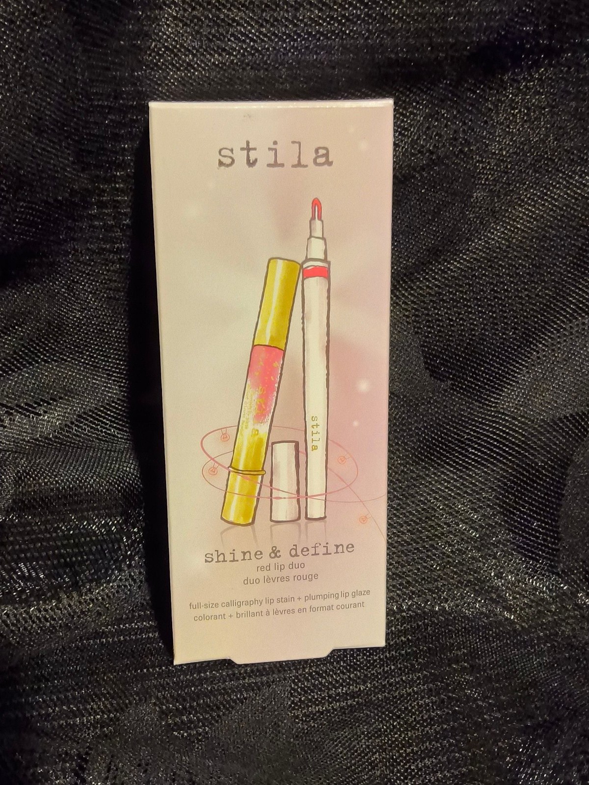 Stila Shine & Define Red Lip Duo (Calligraphy Lip Stain & Plumping Lip Glaze)