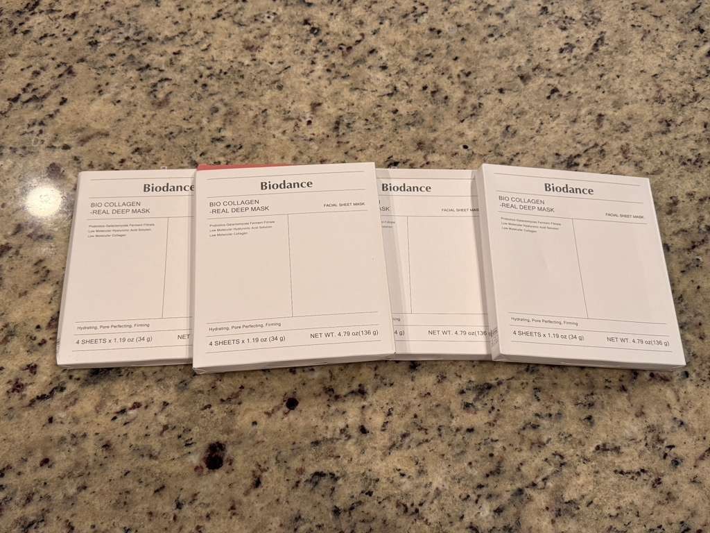NEW Biodance Bio-Collagen Face Masks – 16 Sheets (4 Pack) Super VALUE Bundle