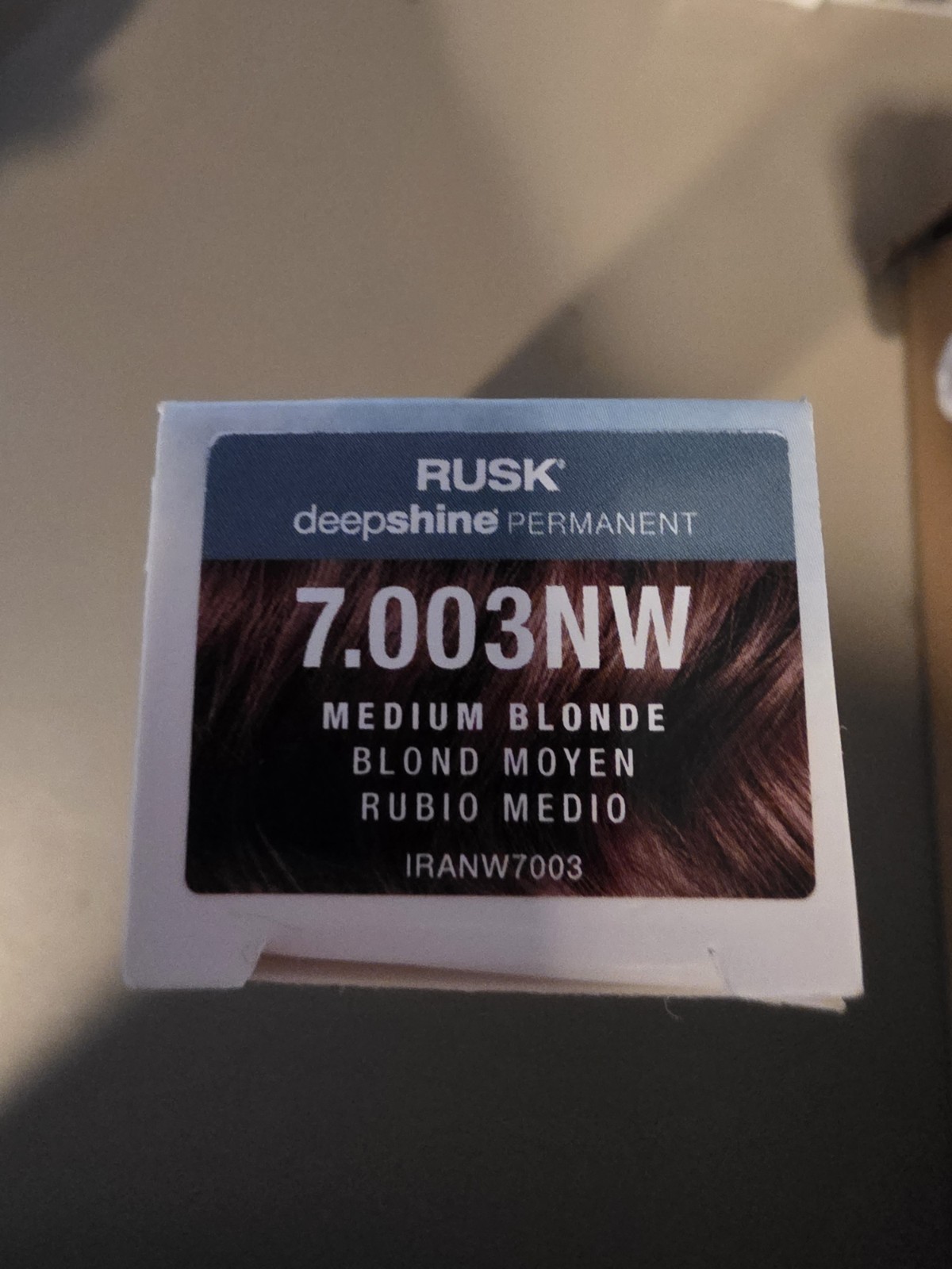 RUSK deepshine Permanent Hair Dye Cream Conditioning Medium Blonde 100 mL