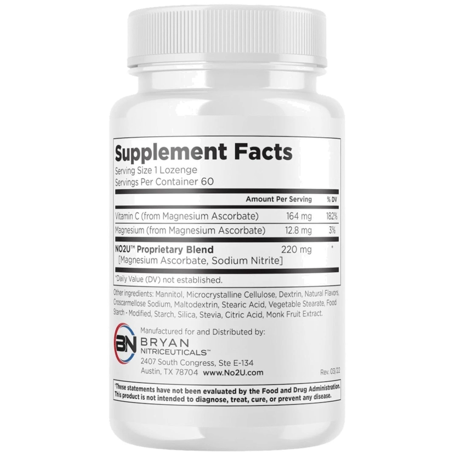 Natural Nitric Oxide Lozenges – Boost Circulation & Wellness