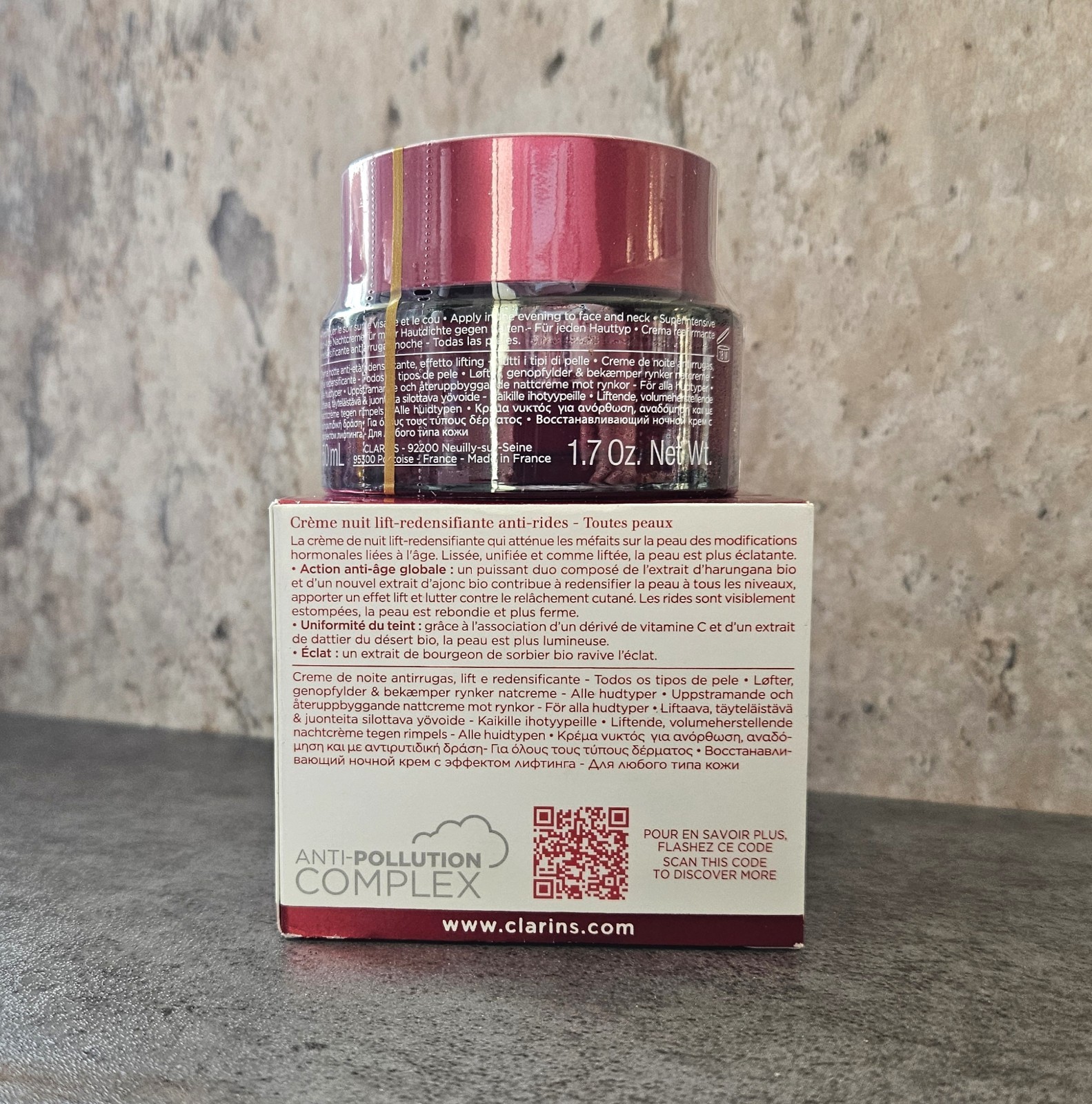 Clarins Super Restorative Night Cream All Skin Types 50 ml/1.7 oz NIB & SEALED!