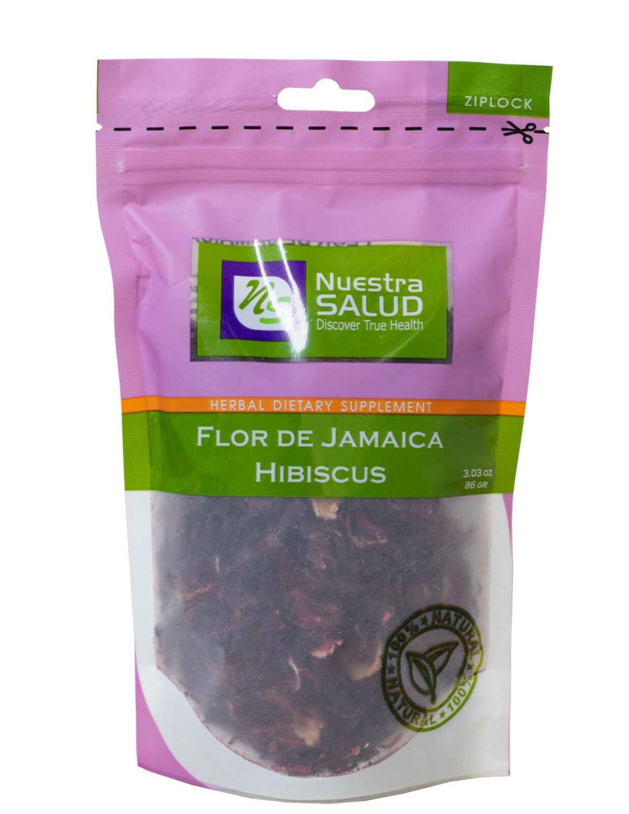 Flor De Jamaica Te – Hibiscus Tea – 86g/3.03oz Herb