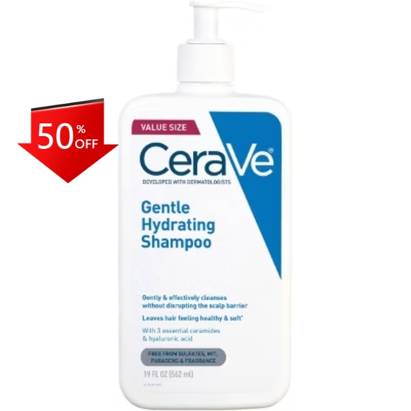 CeraVe Gentle Scalp Care Shampoo – 19 fl oz: Deep Hydration, All Hair Types