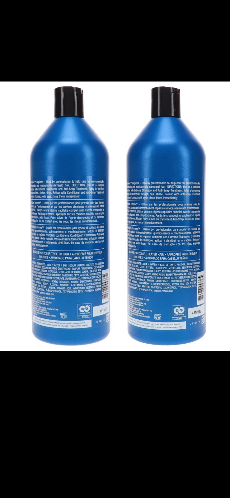 Redken Extreme Shampoo & Conditioner Set Jumbo 33.8 fl oz Strengthening