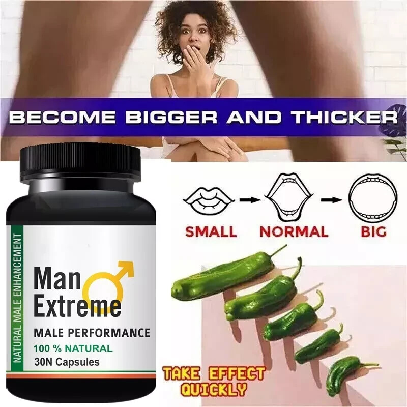 NEW . 30 Powerful Capsules . Works In 10 Minutes. 100% Money Back Guaranteed….