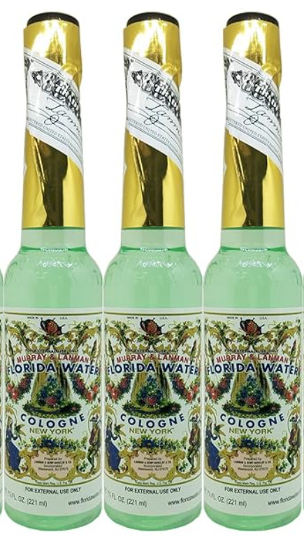 Florida Water (Agua Florida) Cologne Plastic Bottles 7.5 fl. oz. (3 BOTTLES)