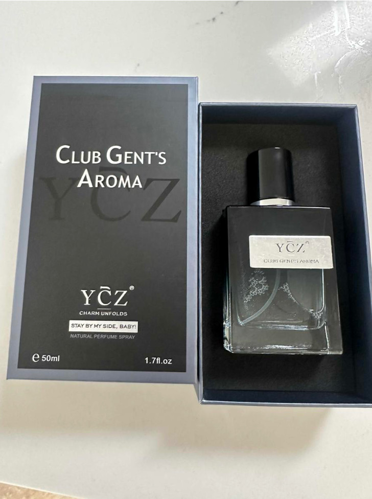Ycz Club Gent’s Aroma Perfume Men, Aromatic Woody Notes of Mint, and Lemon, 50ml