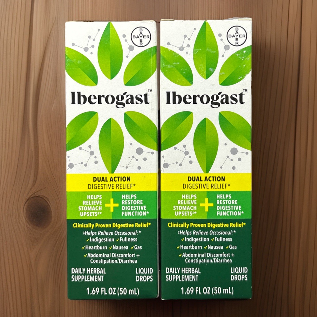 Iberogast Dual Action Digestive Relief Liquid Drops 1.69oz 2 Pack! Exp 2027+
