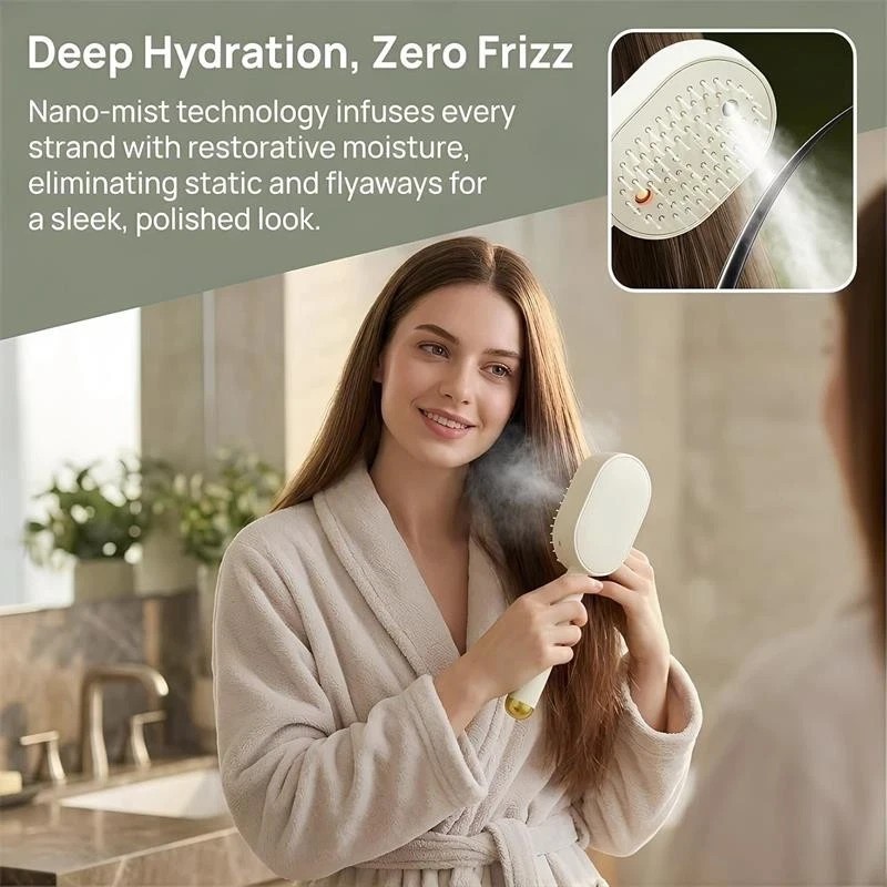 2026 New Electric Steam Brush, Electric Steam Brushs for Hair, Rechargeable US
