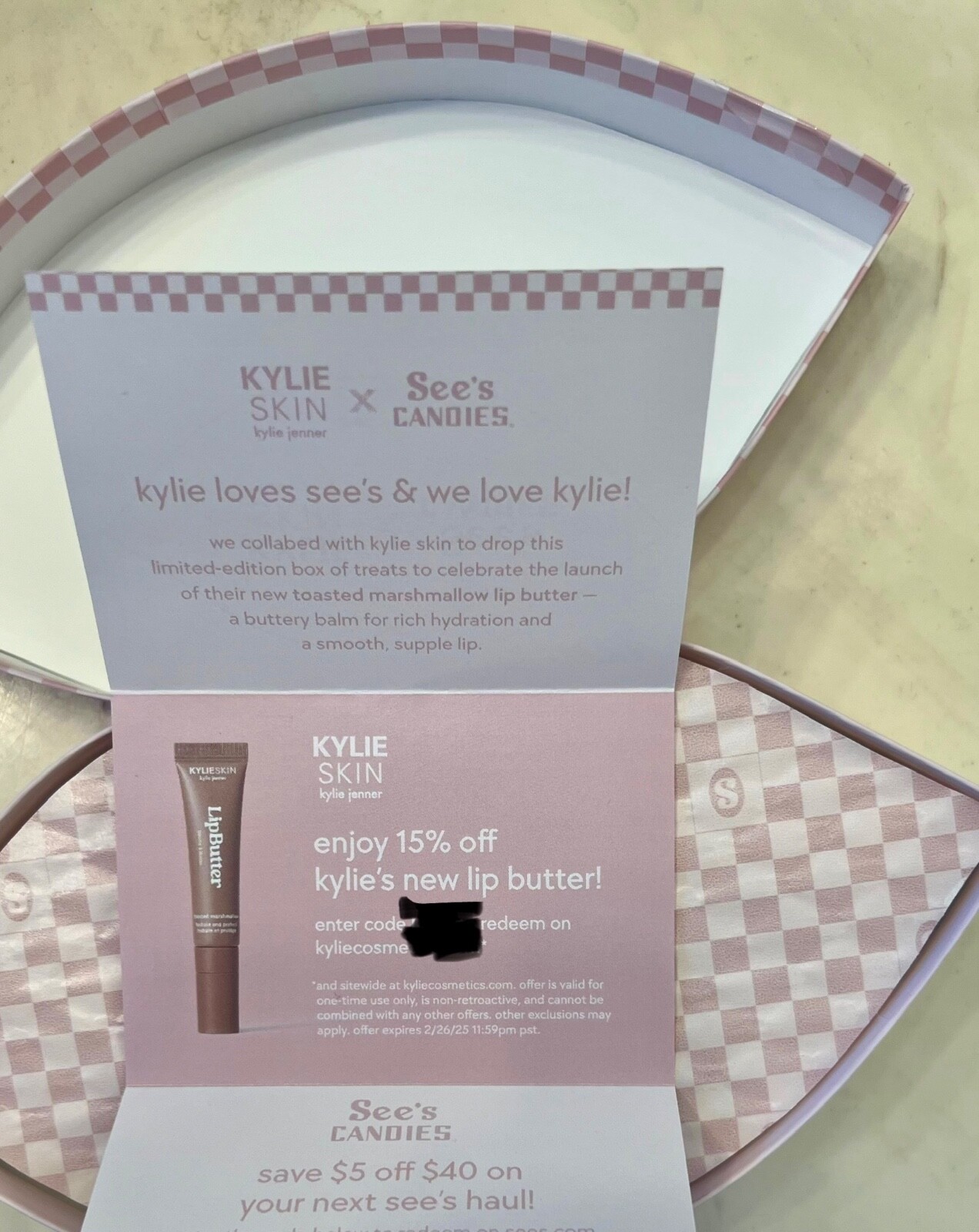 Kylie Skin x See’s Candies Limited Edition Valentine’s Day Lip Box – 5.6oz