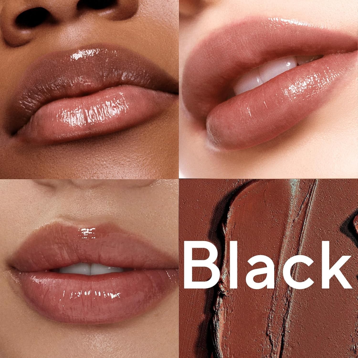 Honey Noir – Black Honey Lipstick for Women, Natural Glossy Pink Lips Balm, Nour