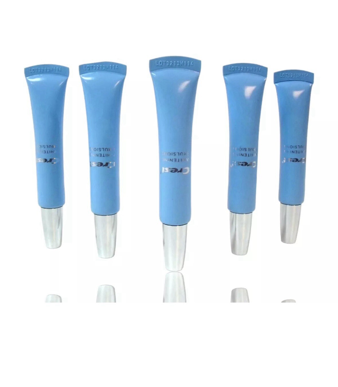 (Lot of 5) Crest Whitening Emulsions Pen, Leave-On Teeth 0.35oz New Exp: 12/2025
