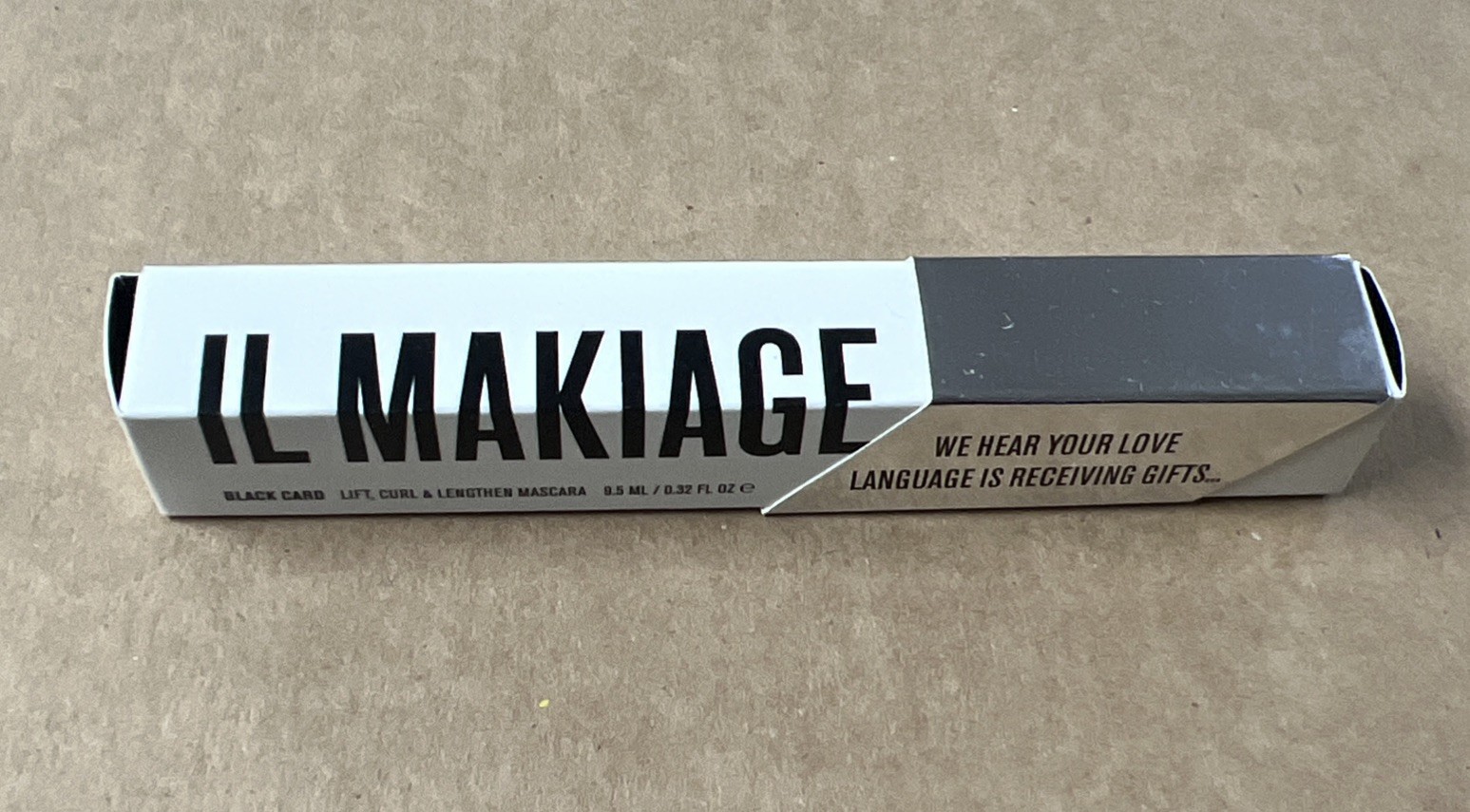 IL Makiage Mascara Lift Curl Lengthen Black Card Full Size 9.5 ml/0.32fl oz NIB