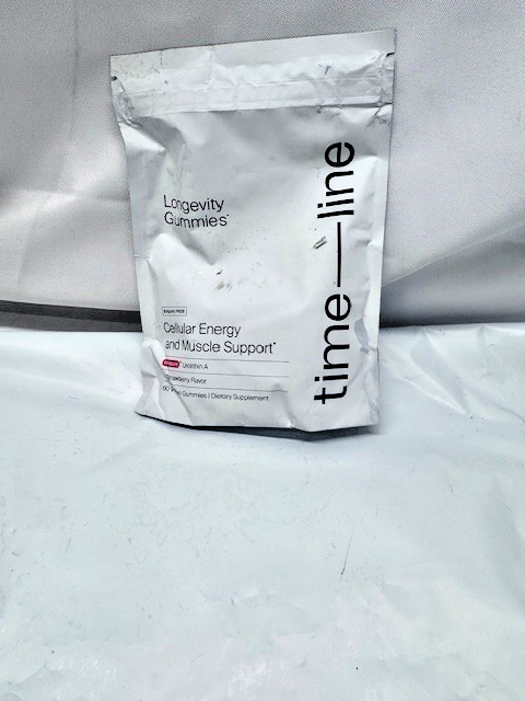 Timeline Mitopure Urolithin A Gummies Longevity Health Strawberry-Exp 10/26 *New