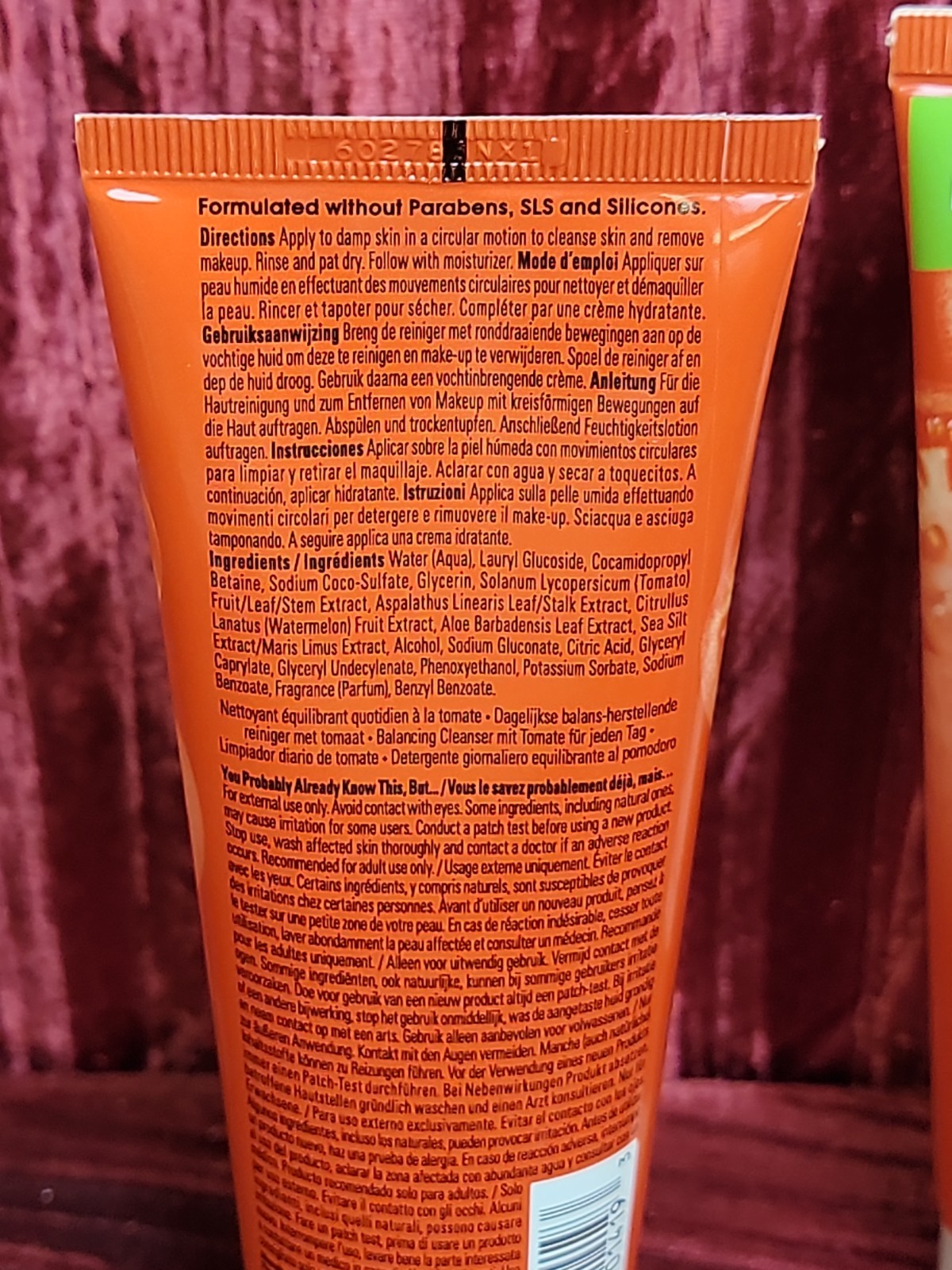 2x Lot YES To Tomatoes Prone Skin Daily Clarifying Cleanser 98% Natural 3.3oz