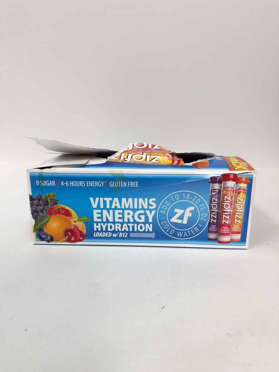 Zipfizz Energy Hydration Electrolytes Drink Mix Suger-Free, Combo Pack, 29 Tubes