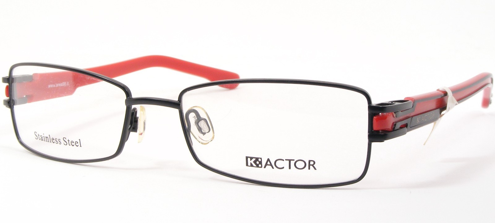 “READ” K-ACTOR KV2033 52 BLACK /RED UNIQUE RARE EYEGLASSES GLASSES 54-17-135mm