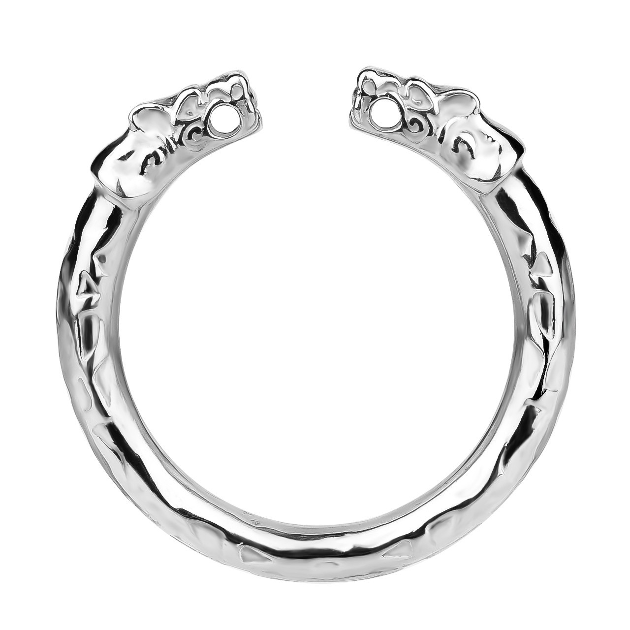 Stainless Steel Metal Silver Penis Enhancer Ring Private Training Ring For Men