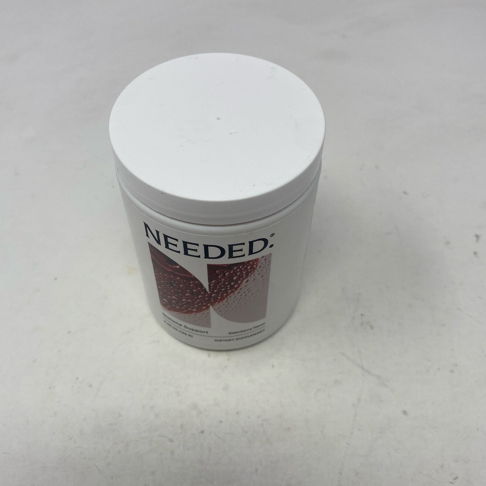 Needed Immune Support Powder, Elderberry Flavor, 4.66oz