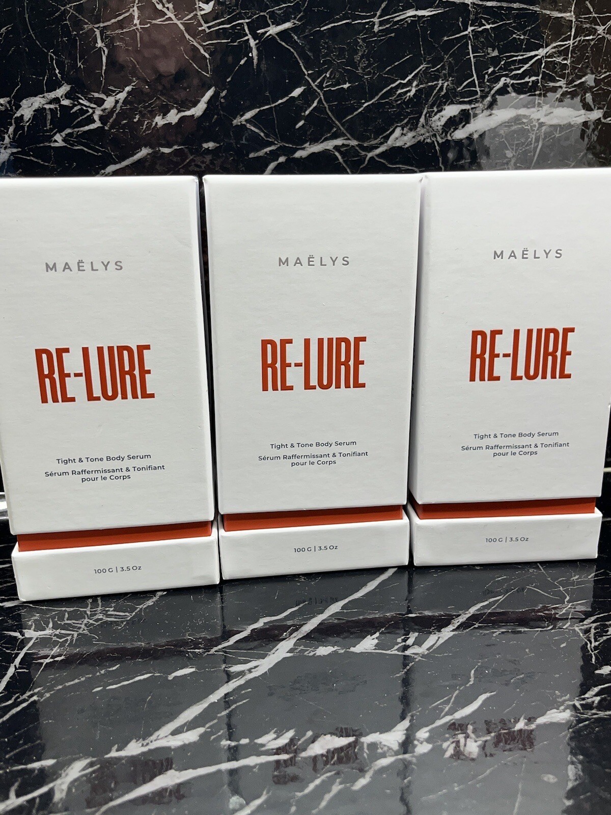 3x Maelys Re-Lure Tight & Tone Body Serum 3.5oz NEW SALE