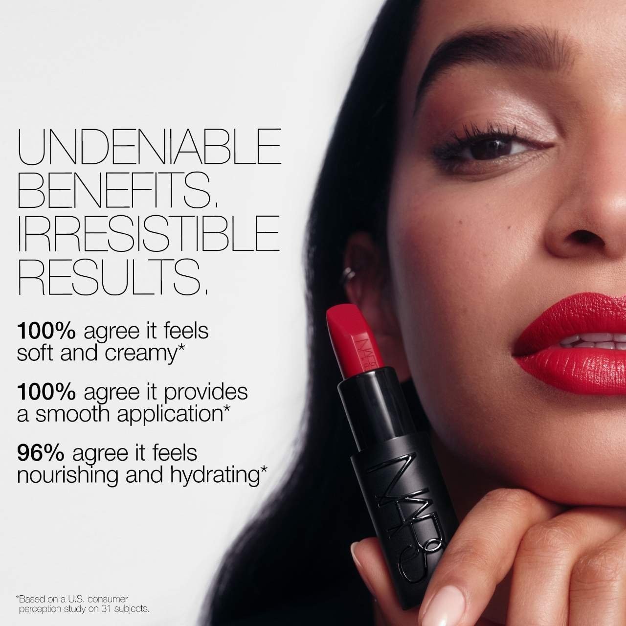 NIB 100% Authentic NARS Explicit Refillable Satin Lipstick, 19 SHADES, 0.13 oz
