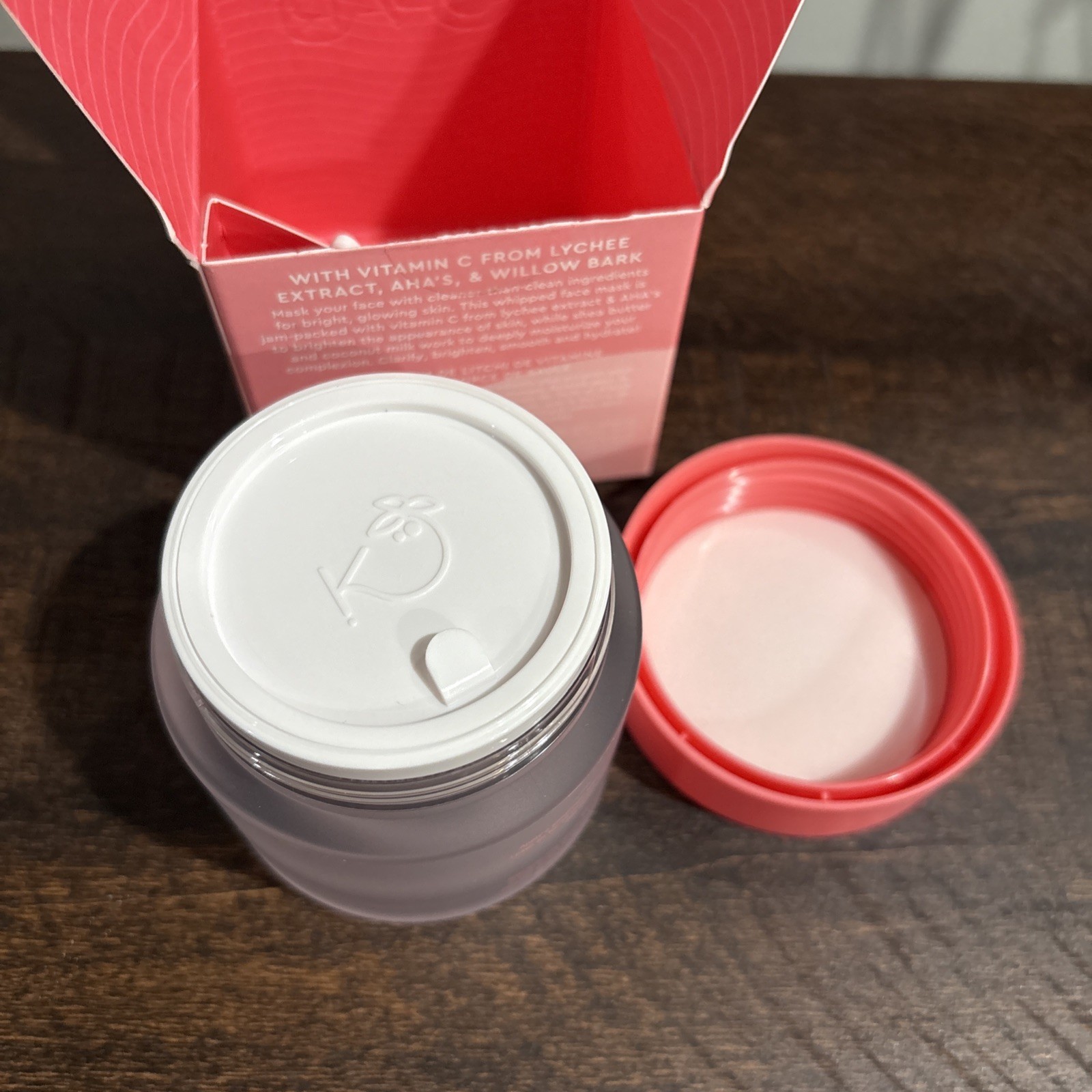 Kopari Lychee Clean Vitamin C Face Mask