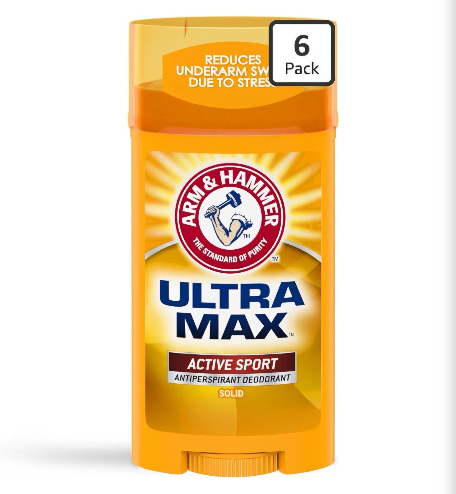 Arm & Hammer Ultra Max Active Sport Antiperspirant Deodorant Stick 6×2.6 oz