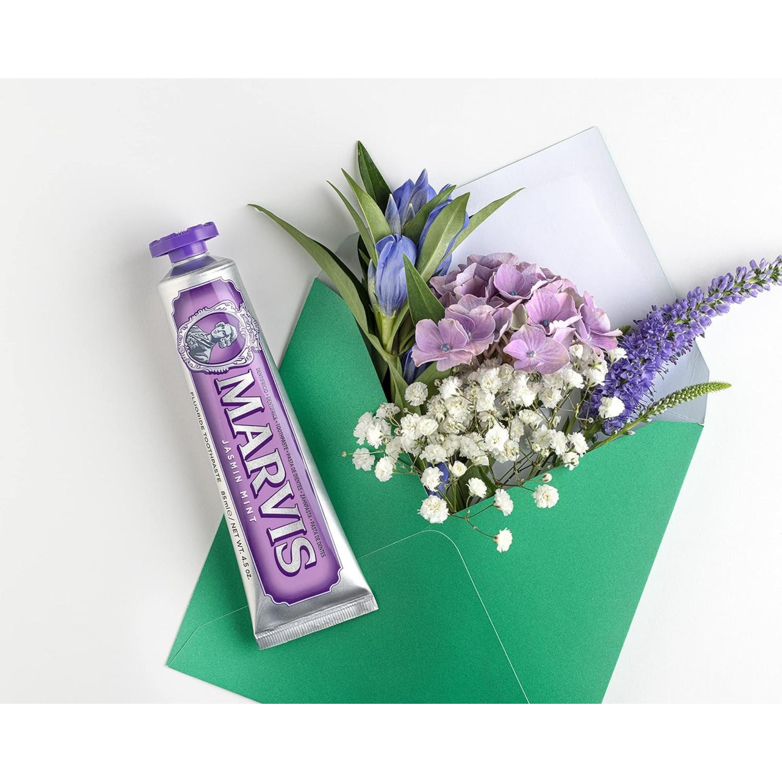 Marvis Toothpaste Whitening Mint, Licorice Sinuous Lily Vegan Cruelty-Free 85 ml