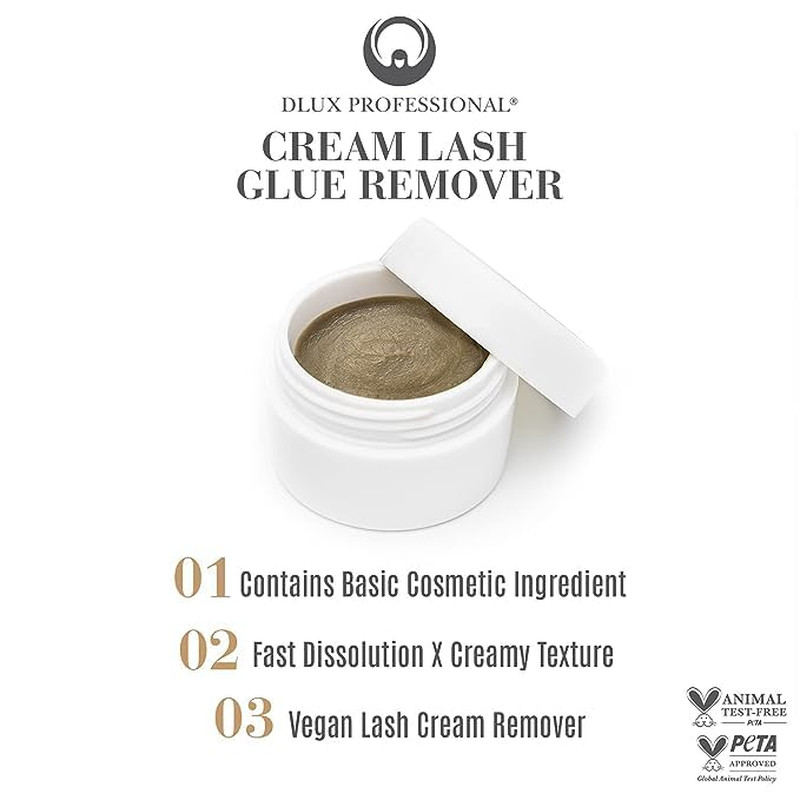 Eyelash Extensions Cream Glue Remover – 15Ml, Natural Pigment, Professional Eyel