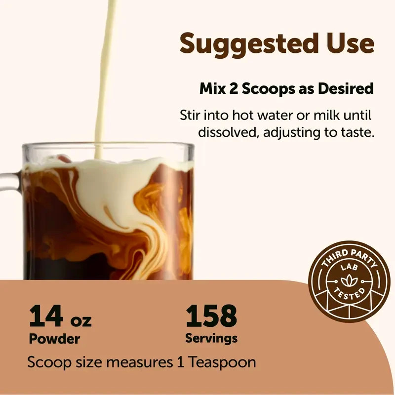 Organic 10-in-1 Mushroom Coffee Instant Powder, Brain Focus & Energy Support