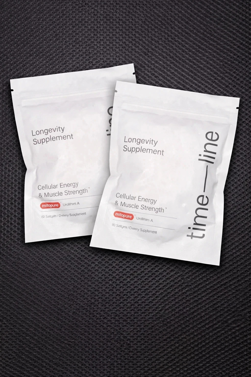 Time-Line Longevity Supplement Mitopure Urolithin A 60 Softgaels -2 Pack – 03/28