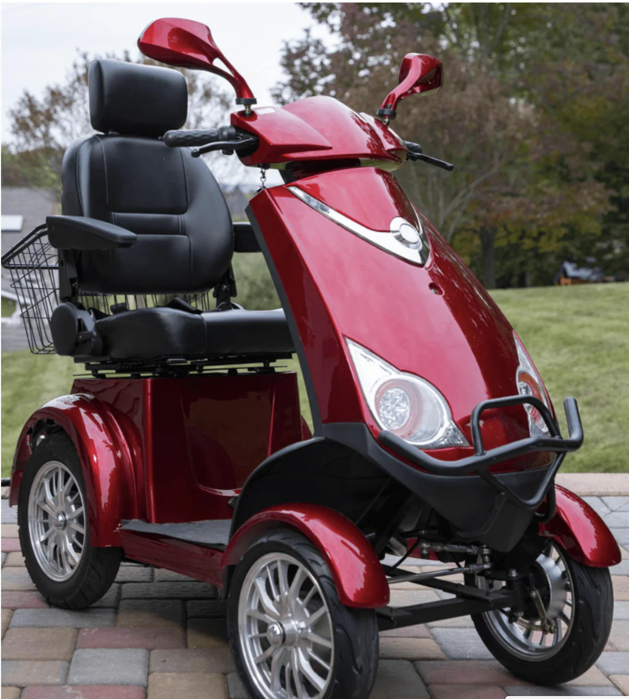 Red Heavy Duty Elephant Mobility Scooter, Barely Used Needs Charger