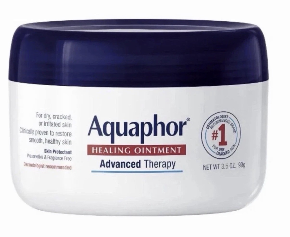 Aquaphor Advanced Therapy Healing Ointment For Dry Cracked Skin 3.5 oz.
