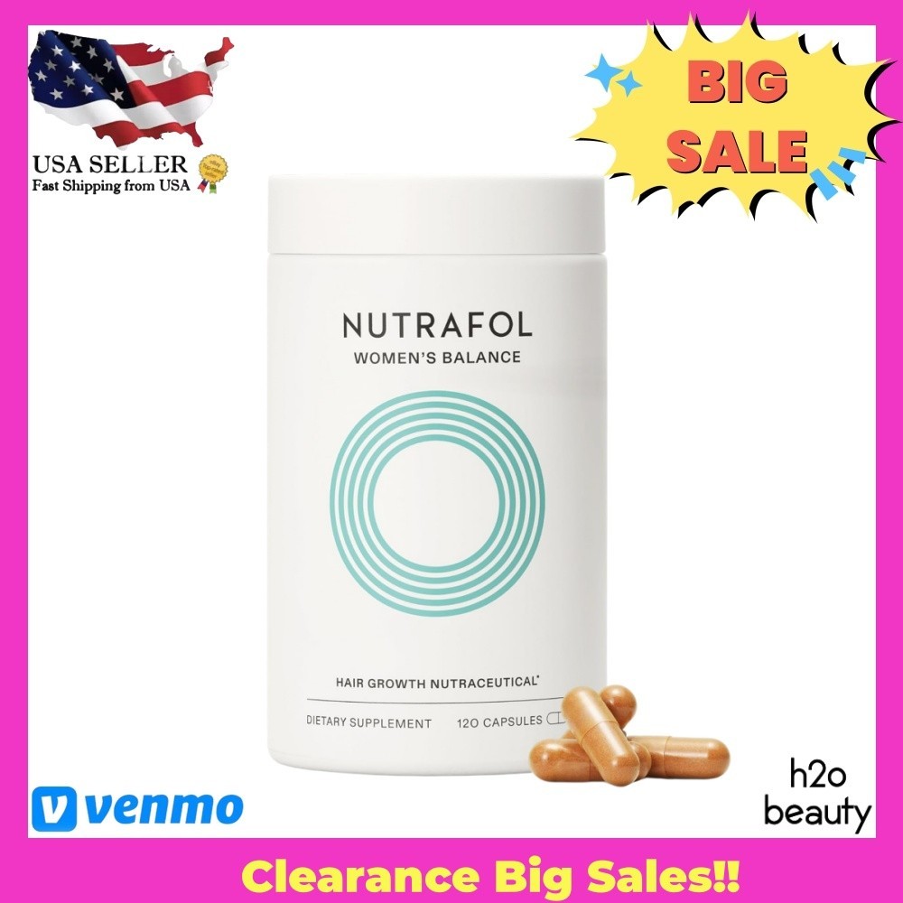 C 120 Capsules Women’s Balance Growth Hair Supplements Premium EXP 07/26 NEW