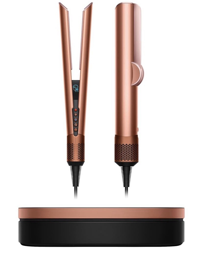 Dyson Airstrait Straightener Wet to Dry Hair – In Amber Silk – Small Scratches