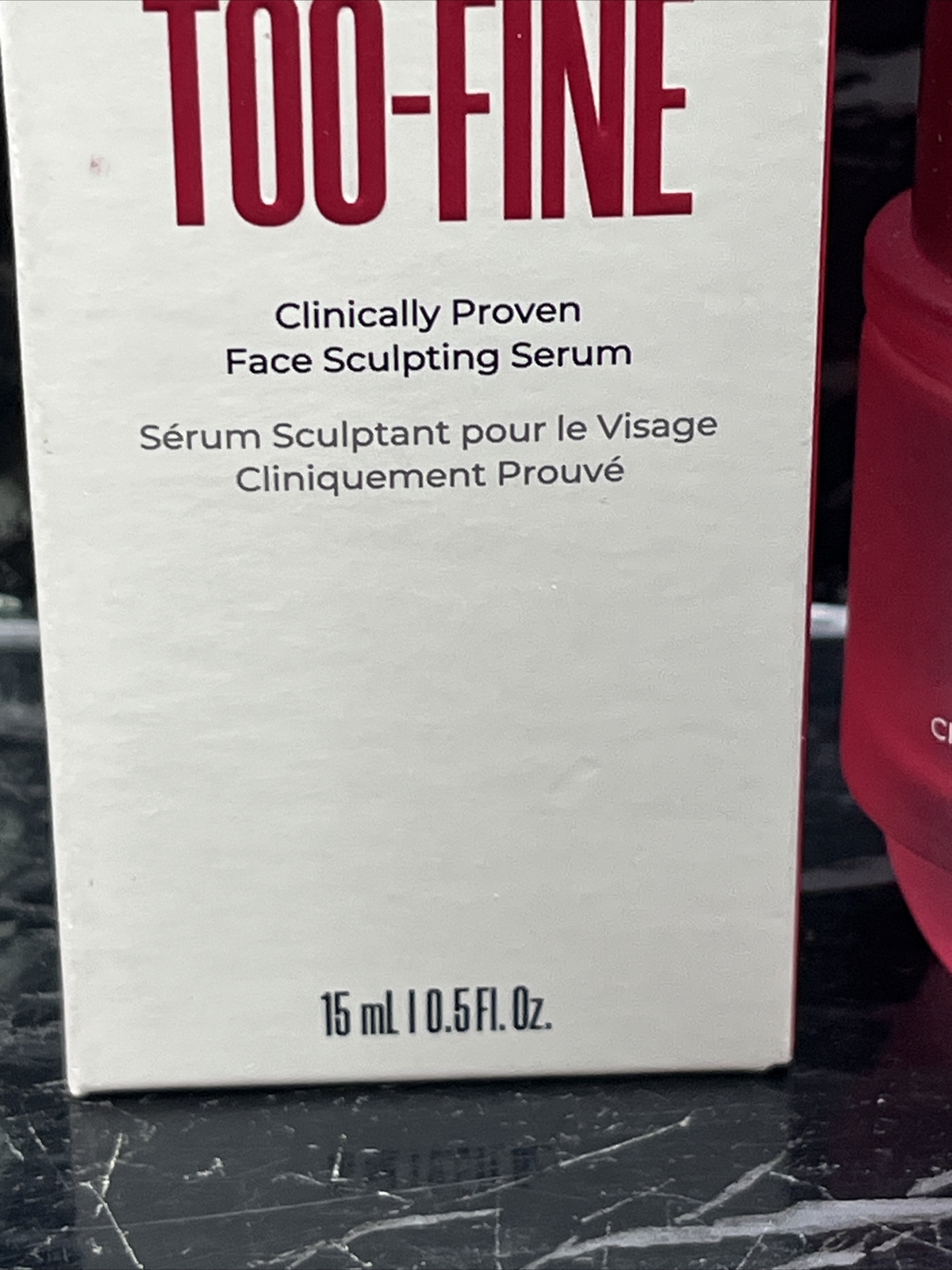 Maelys TOO-FINE Clinically Proven Face Sculpting Serum 0.5 Fl. Oz. NEW