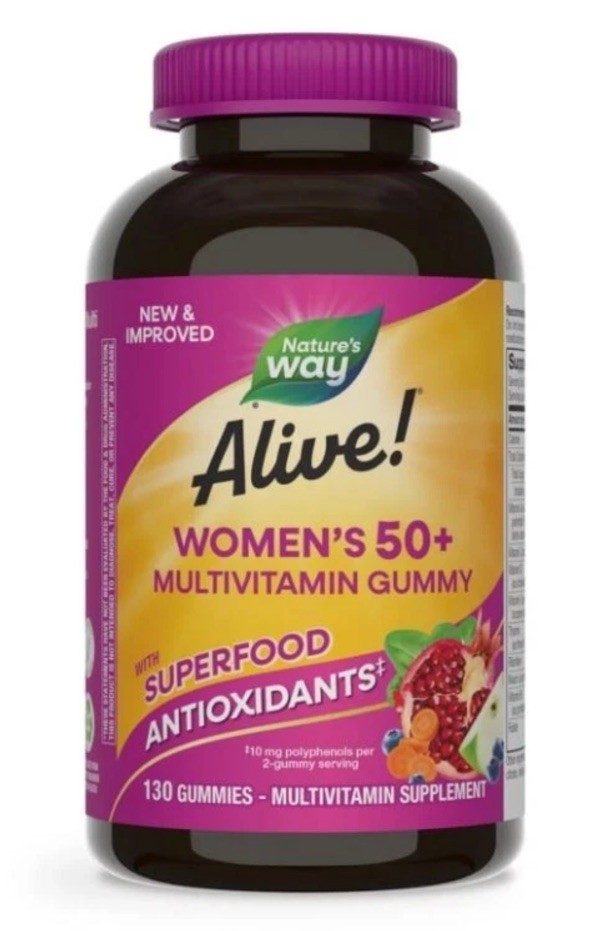 *2027-4-30* Nature’s Way Alive! Women’s 50+ Daily Gummy Multivitamins, Women’s