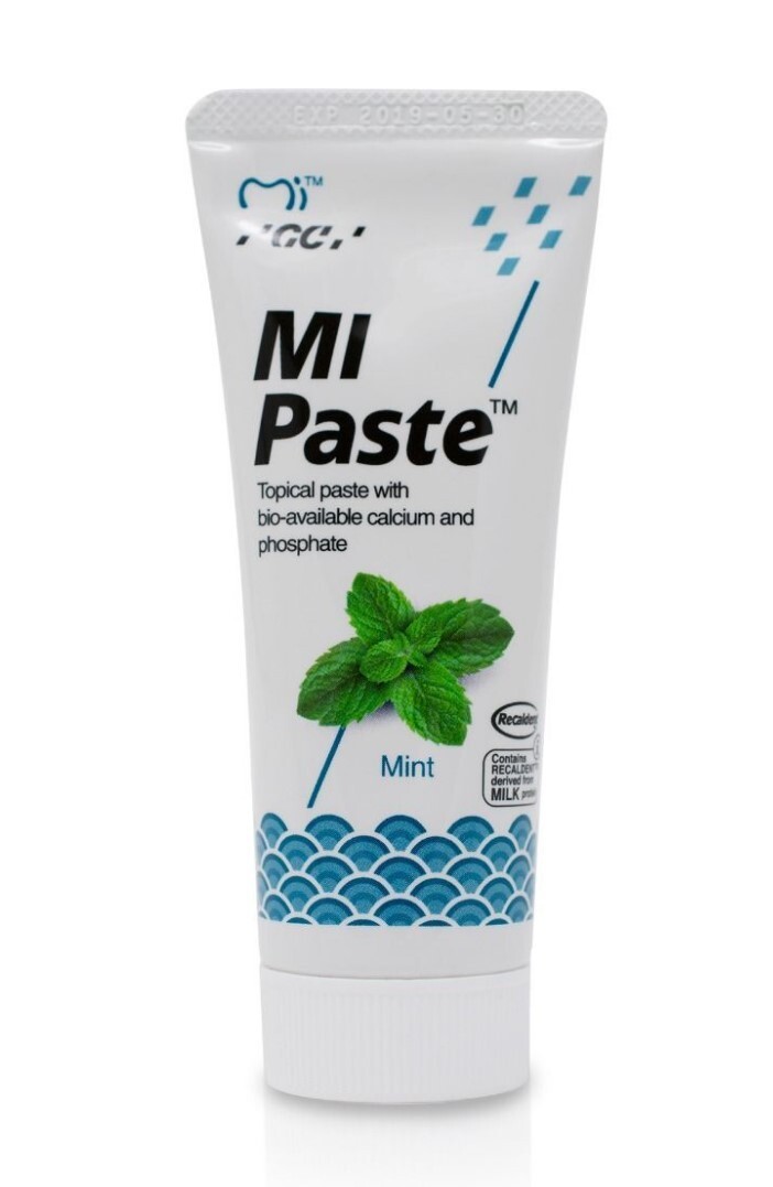 GC MI Paste Oral Topical Crème with RECALDENT 40g Tube – MINT Flavor