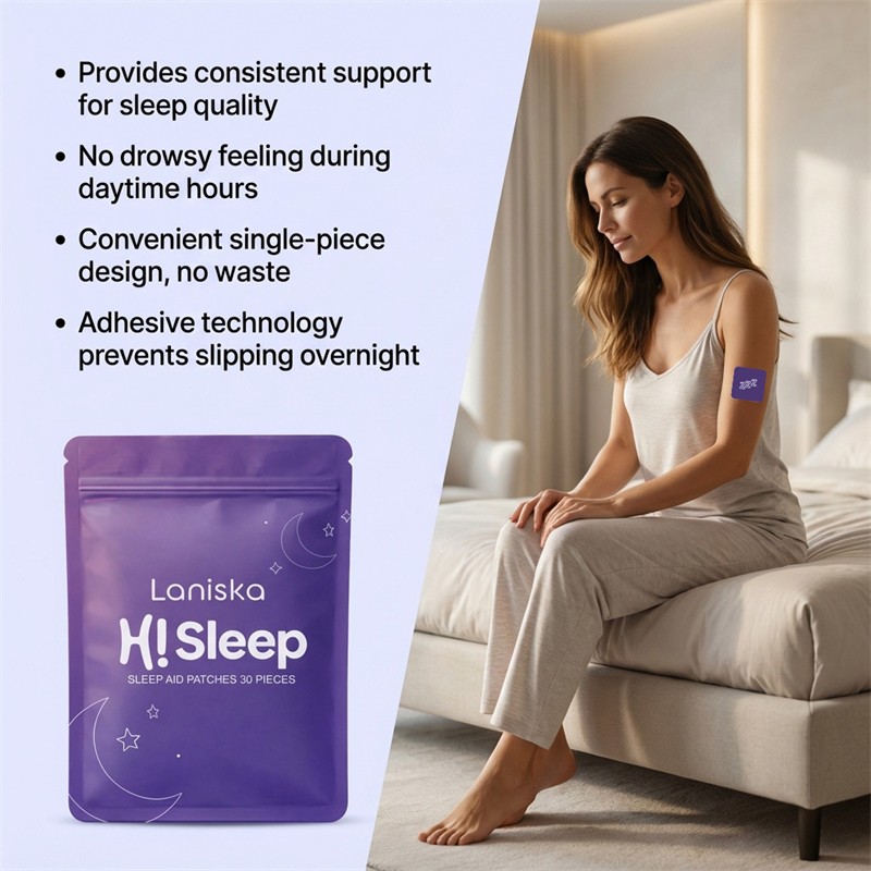 Laniska Original Sleep Patches for Adults Extra Strength Easy-to-Apply Sleep