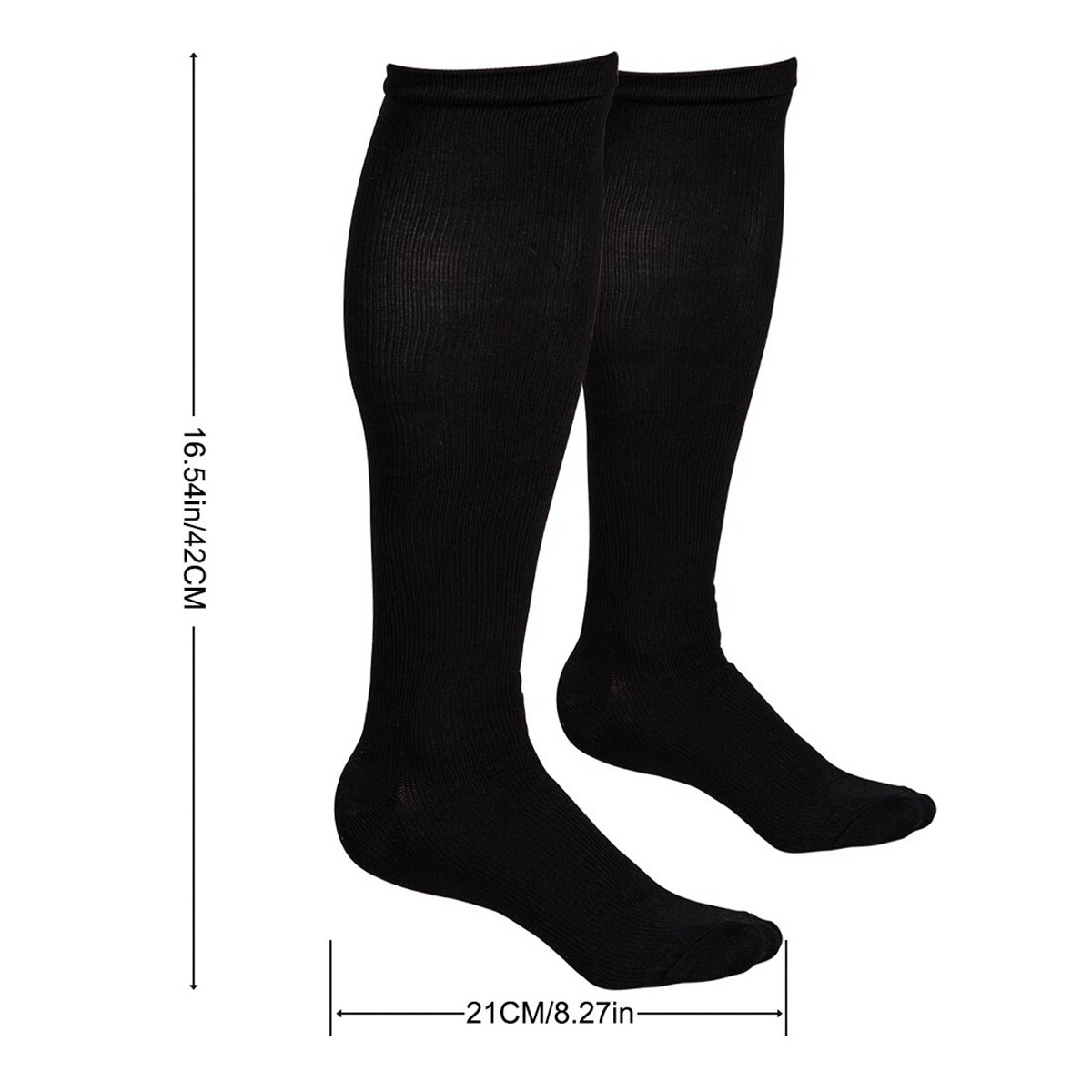 3XL XXL Wide Calf Compression Socks 15-20mmHg for Fatigue, Pain, Leg Swelling