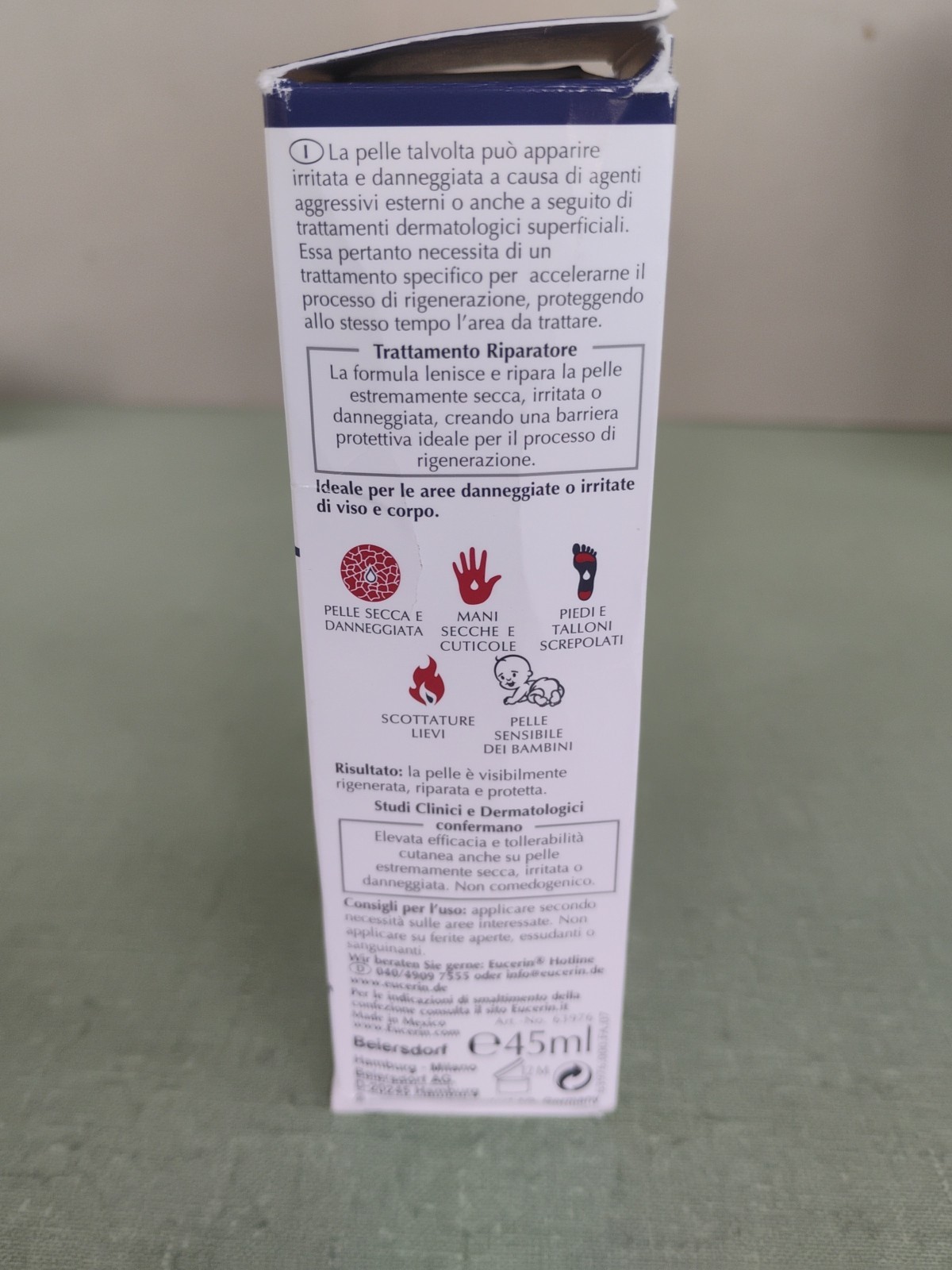 Eucerin Aquaphor Repairing Cream 45ml 1.5oz Exp 11/2027 Damaged Box
