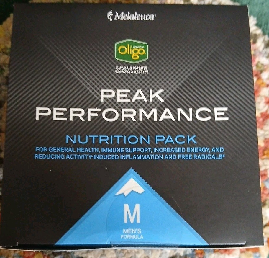 Melaleuca Peak Performance Men’s Nutrition Pack 30 AM/PM Packs Best By 12/2025