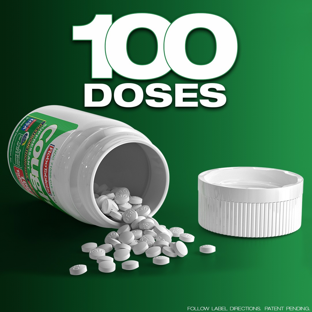9 PACK Cough Suppressant 100 Tablets 30mg Dextromethorphan