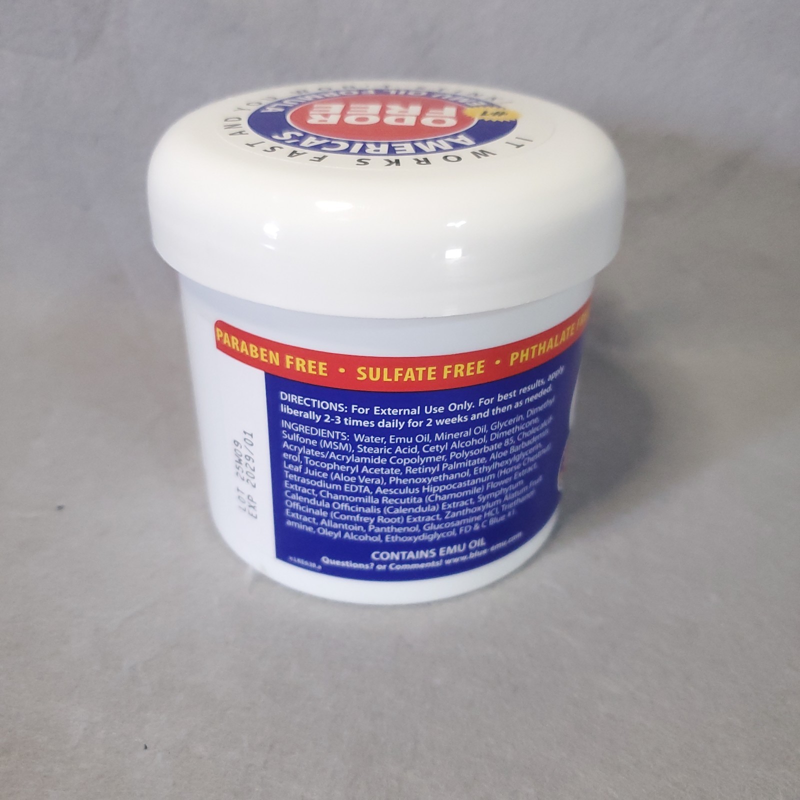 Original BLUE EMU Super Strength Topical Cream 12 oz EXP 2029