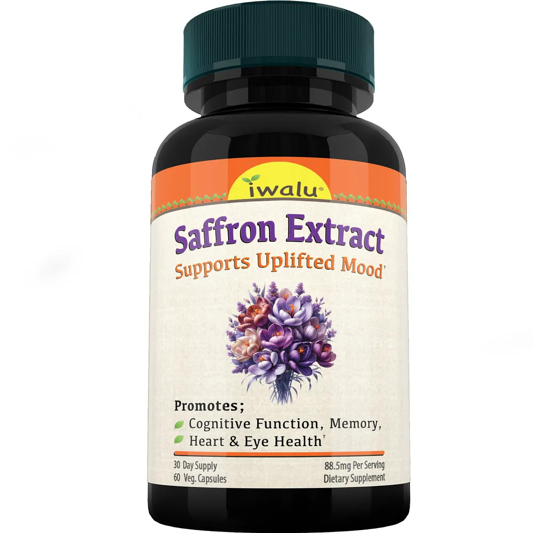 Saffron 30Mg | Best Supplement Capsule Pill Men Women FREE SHIP