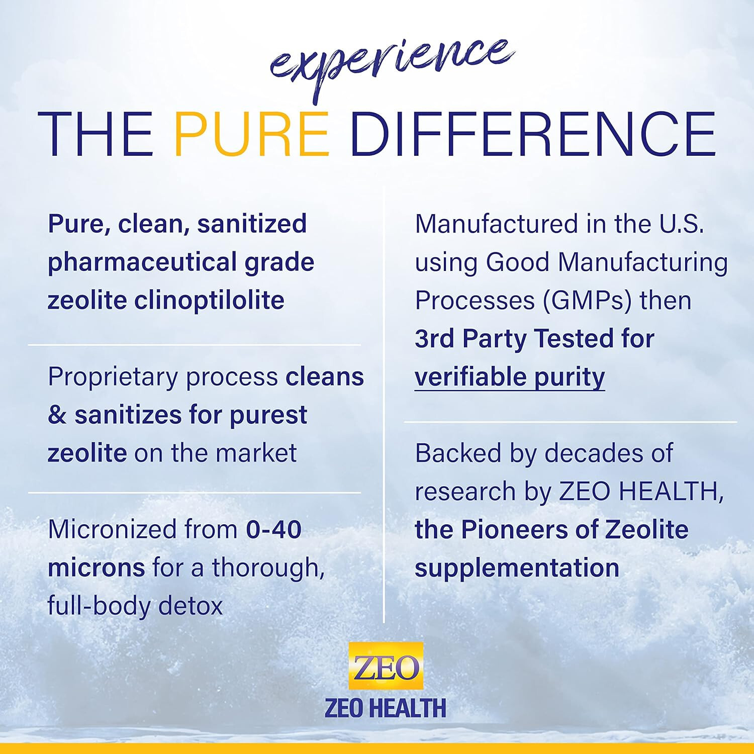 Zeo Health Zeolite Pure Mineral Clay – 400 grams