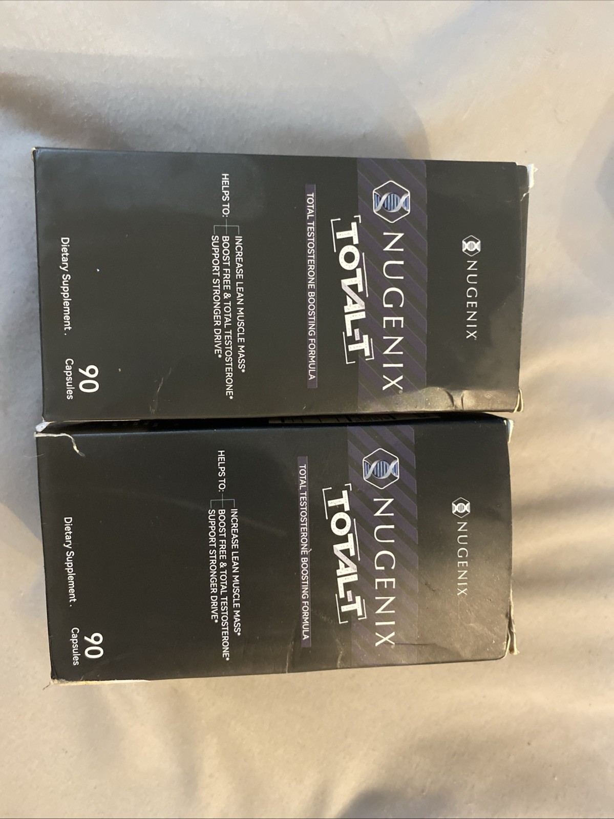 NUGENIX TOTAL-T Men’s Testosterone Booster 2 Pack, Energy &Stamina 90 Capsules